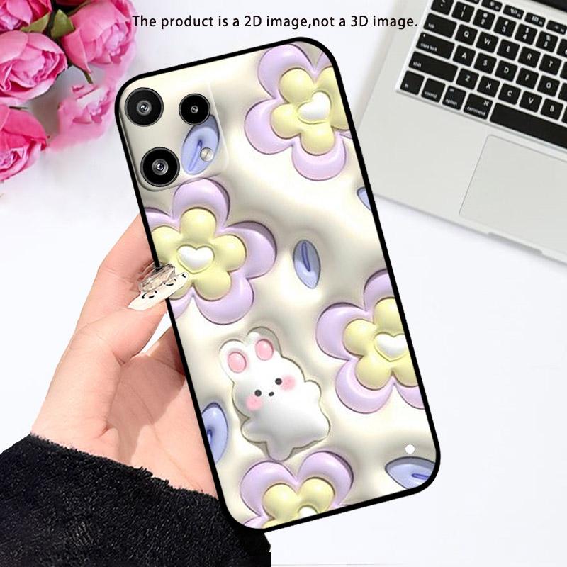 Чехол для Nothing Phone 3a Lite Модный чехол с защитой камеры Силиконовая задняя крышка для чехлов Nothing Phone 3a Lite Мягкий ТПУ Fundas