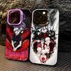 Обои Tokyo G-Ghoul Чехол для телефона Для iPhone 17 16 15 14 13 12 11 Pro Max Plus Серебряный конфетти Матовый чехол