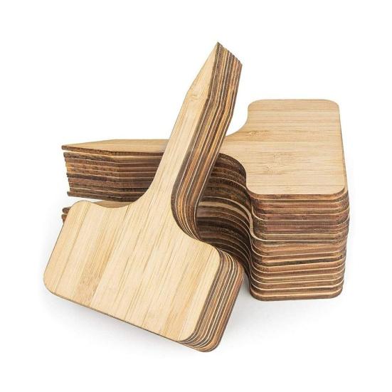 20Pcs Bamboo Plant Flower Succulents Labels Tags Garden Nursery Pots Markers