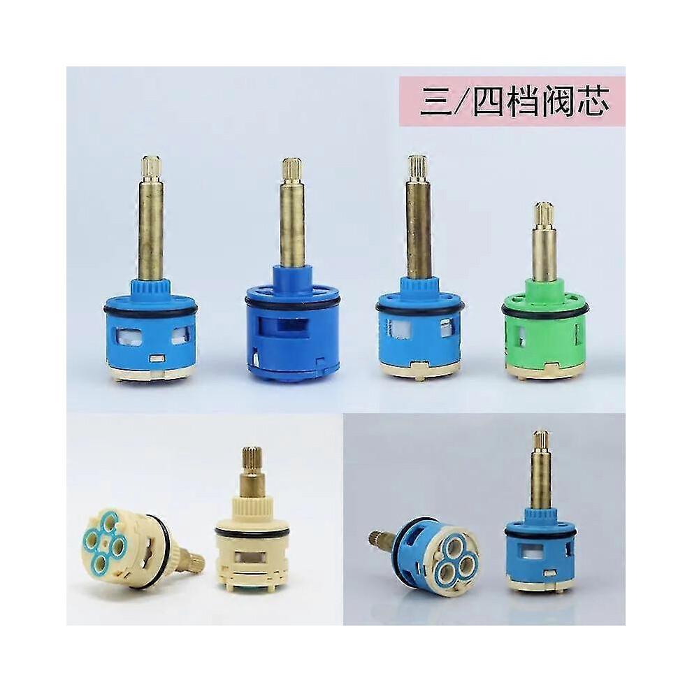 (33mm Dia. 3P 85mm L) 1pc Watersaving Replacement Ceramic Spool Water Mixer Shower Room Faucet Cartridge Tap Replace Valve Kitchen Bathroom Accessorie