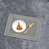 Table Placemat Heat-resistant Oil-proof Non-slip Simple Style Waterproof Anti-scald Plastic Table Coffee Tea Coaster Home Supplies