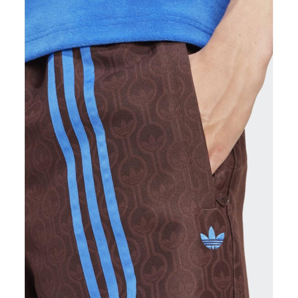Adidas 70s Club Pants   Brown Blue  Jn5970