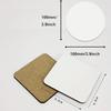 MDF Coaster Heat Transfer Blank, DIY Wood Panel for Painting