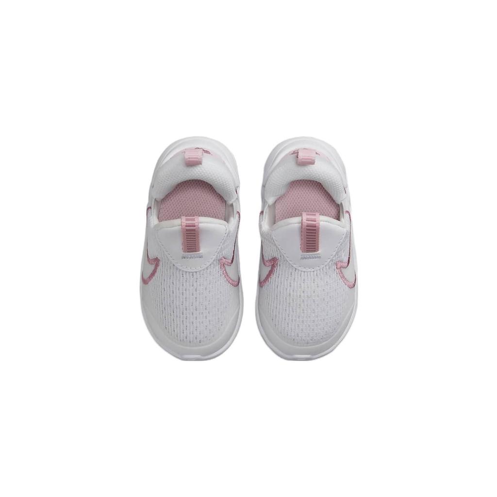 Nike Flex Plus 2 TD Нескользящие Кроссовки с Низким Верхом Детская Обувь Белый Розовый DV8998-100