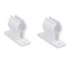 2pcs RV Awning Crank Holder Clip Plastic Awning Crank Rod Wall Mount Bracket for RV Camping Trailer Motorhome