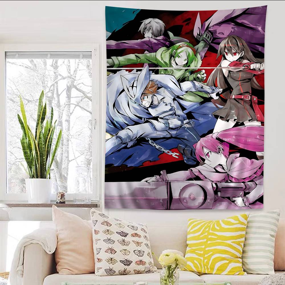 Японское Аниме Akame Ga KILL Аниме Гобелен Хиппи Цветочные Настенные Ковры Декор Комнаты в Общежитии Дешевый Хиппи Настенный Подвес