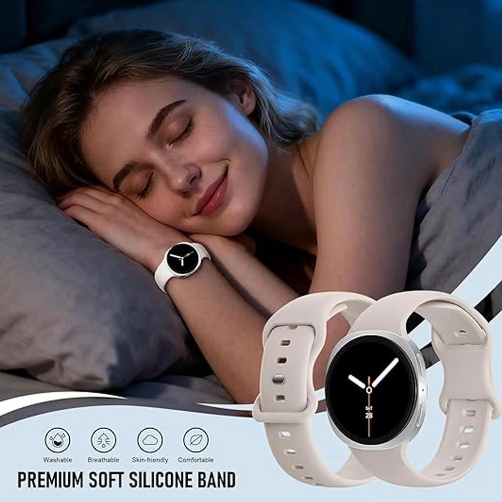 Ремешок для Samsung Galaxy watch 8 ремешок 44мм 40мм Замена Наручный Спортивный Силиконовый Браслет Correa Galaxy watch8 8 classic 46мм