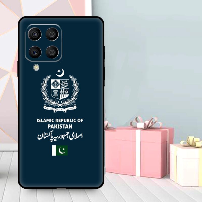 Чехол-баннер с флагом Пакистана для Samsung Galaxy M35 M56 M12 M06 M32 M52 M55 M15 M11 M13 M14 M16 M36 M31 M53 M34 M54