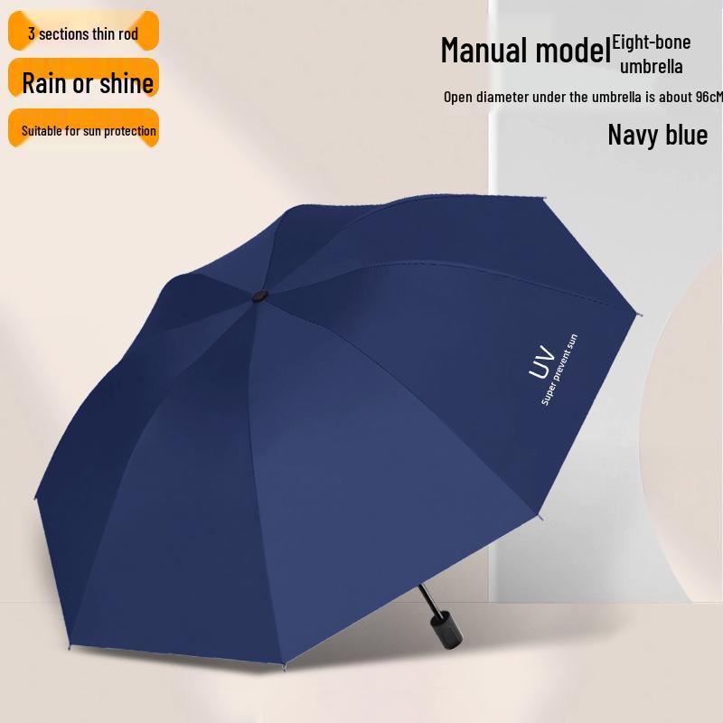 Очень большой зонт-солнцезащитный двойного назначения: Плотный, Усиленный, Складной для Солнца и Дождя