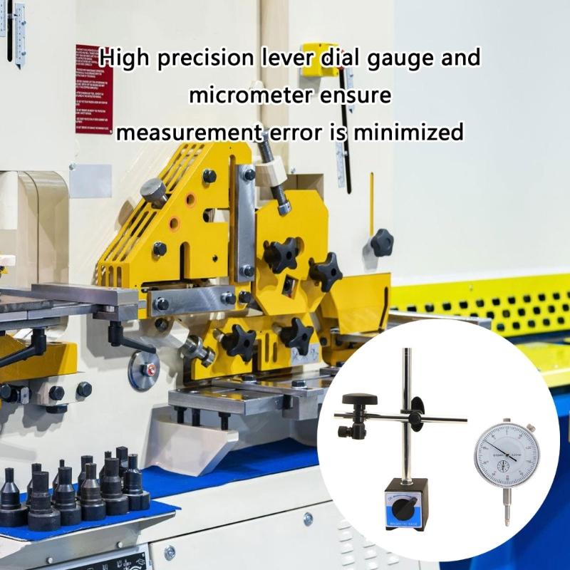 Adjustable Angles Magnetic Face Gauges with Corrosion Resistant Metal Base Easy To Use for Industrial Workshop Laboratory