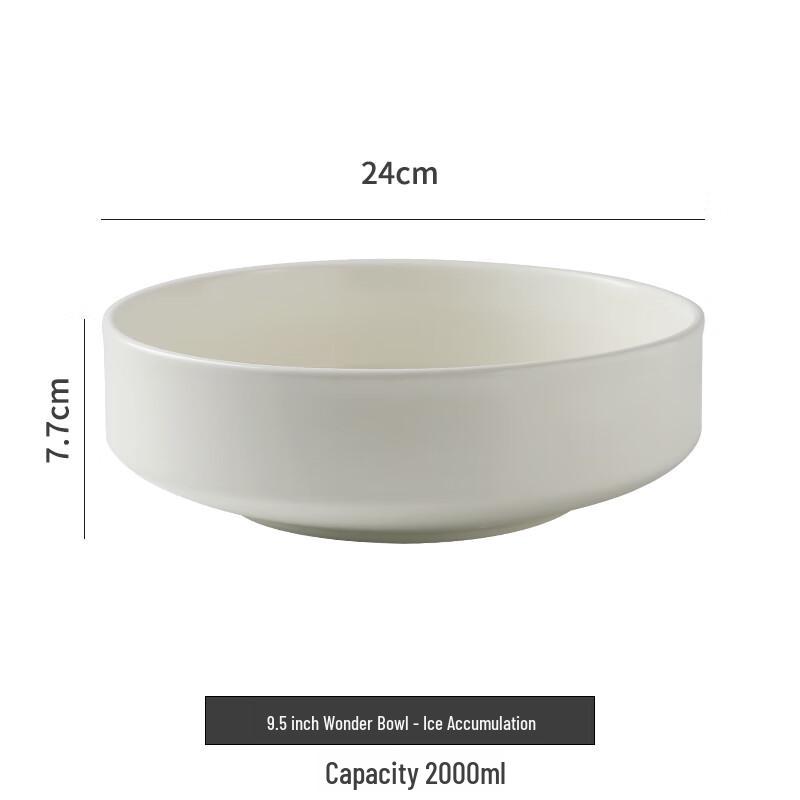 Large Round Ceramic Serving Bowl