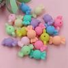 High Quality Necklace Loose Beads Bracelets 20PCS Candy Beads DIY Jewelry Making 21*11mm Rubber
