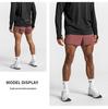 Мужские быстросохнущие эластичные повседневные шорты для бега 2023 года — длина три четверти, простой и свободный крой