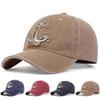 Унисекс Бейсболки с вышивкой пиратского крюка, стиранные, для весны и осени, уличная шляпа от солнца, регулируемая, повседневные, тракеры