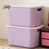 Balcony Gardening Supplies Container Storage Box with Handle And Lid Organizer Space Office Saving Stackable for Kitchen Bedroom Dormitory