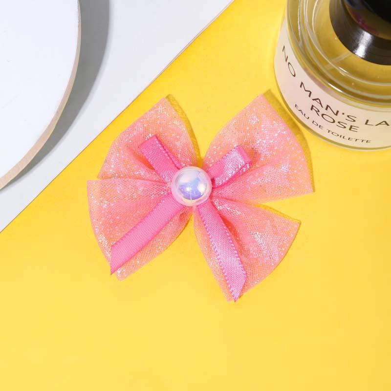 Сетчатый бант из бисера своими руками, детский головной убор и аксессуары для украшений