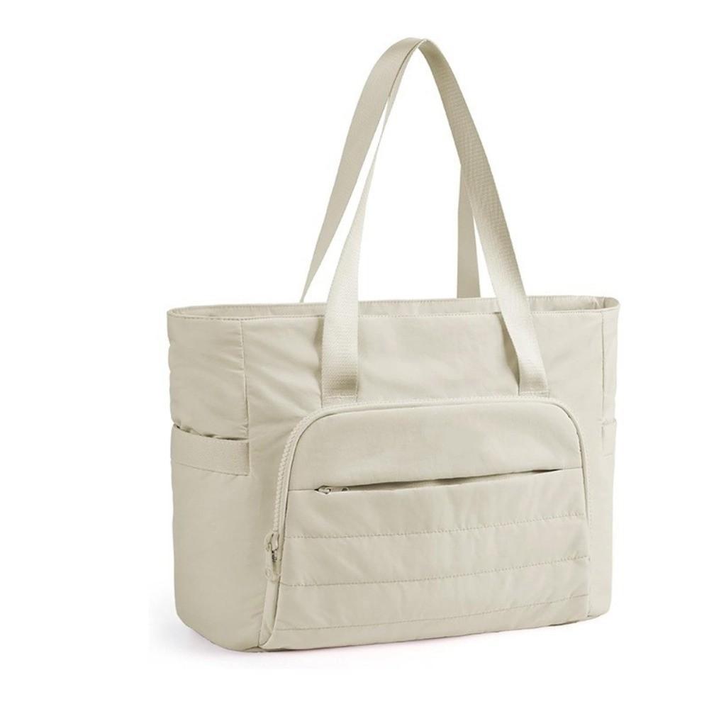 Lightweight Yoga Tote Bag Large Capacity Women's Handbags Simple Cloth Shoulder Bag Work