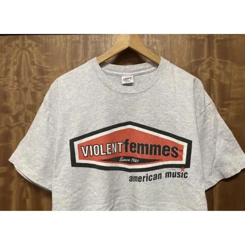 Violent Femmes band American Music Gray T shirt short sleeve NH16976