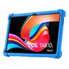 Для TCL Tab 10L Gen2 10,1 дюймов, кожа, 4 угла, противоударные подушки безопасности TCL 8496A, мягкая силиконовая регулируемая подставка, точный чехол