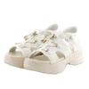 Сандалии цвета слоновой кости HIMIKO/Himiko/Covered Sportsan/657204