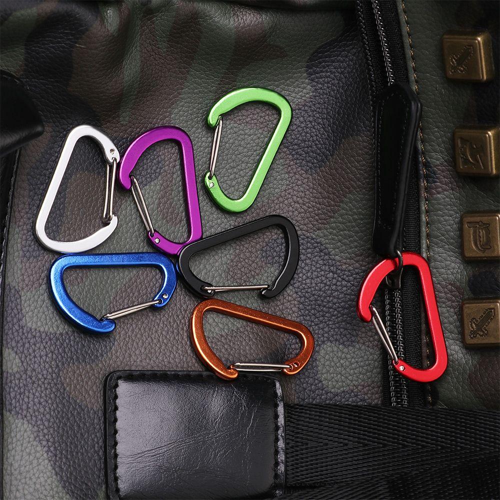 Buckle Hook Aluminum Alloy D-Ring Keychain Outdoor Camping Keyring Carabiner Climbing Snap Clip