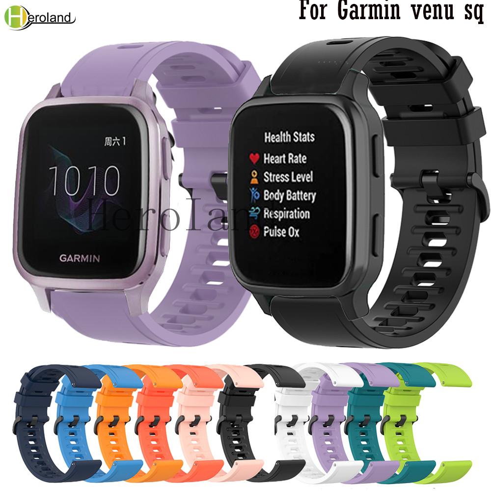 Мягкий силиконовый ремешок для часов Garmin Venu SQ / Vivoactive 3 Smart Band Bracelet WirstStrap для Huawei Watch GT 2 42mm Belt