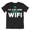 Футболка с юмором про Wi-Fi Программист Язык Программирования Футболка Сетевая Текстильная Футболка