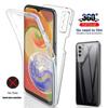 Phone Case For Samsung A14 5G Cover 360 Double PC+Silicone Transparent Cases For Samsung Galaxy A14 A 14 5G galaxyA14 Full Body TPU+PC Case