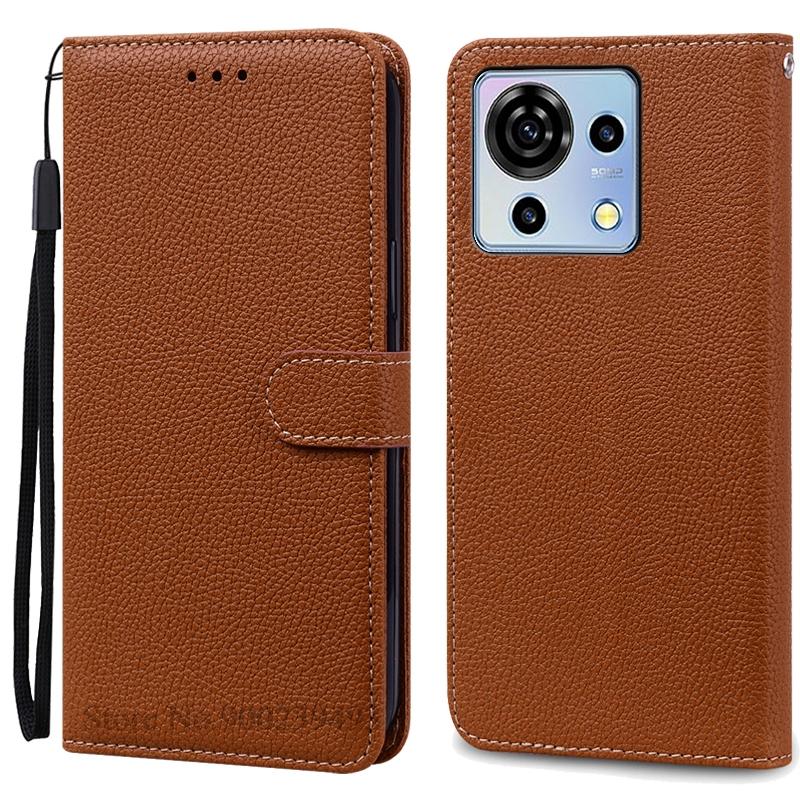 Для ZTE Blade V50 Vita Чехол-книжка кожаный флип-чехол для ZTE Blade V50 Vita Чехол-чехол для телефона Coque Fundas