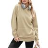 Women's Solid-color Fashionable Long-sleeved Top