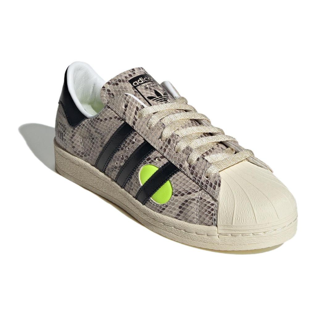 Кроссовки унисекс Face Studios x adidas Superstar 82 Bliss кремовые, основные черные, кремово-белые IG4124