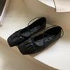 Fashion Soft Female Fashion Square Toe Ladies Flats With Shoes Casual Footwear Shallow Women Ballet Flats Slip On Shoes New