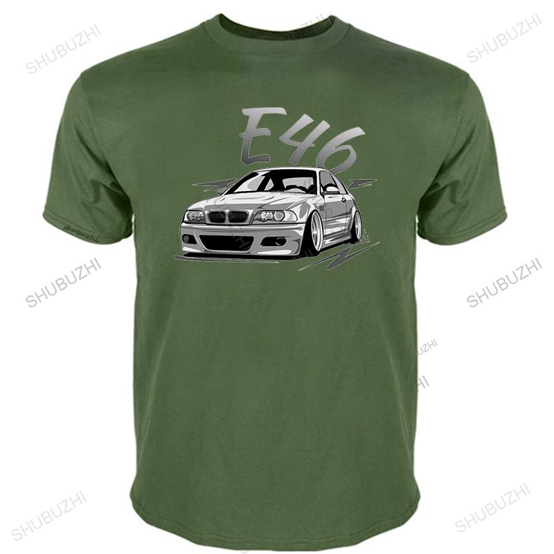 Мужская роскошная хлопковая футболка, мужские футболки с круглым вырезом, горячая распродажа, классические автомобильные E46 E60 E61, свободные топы для него, футболка больших размеров