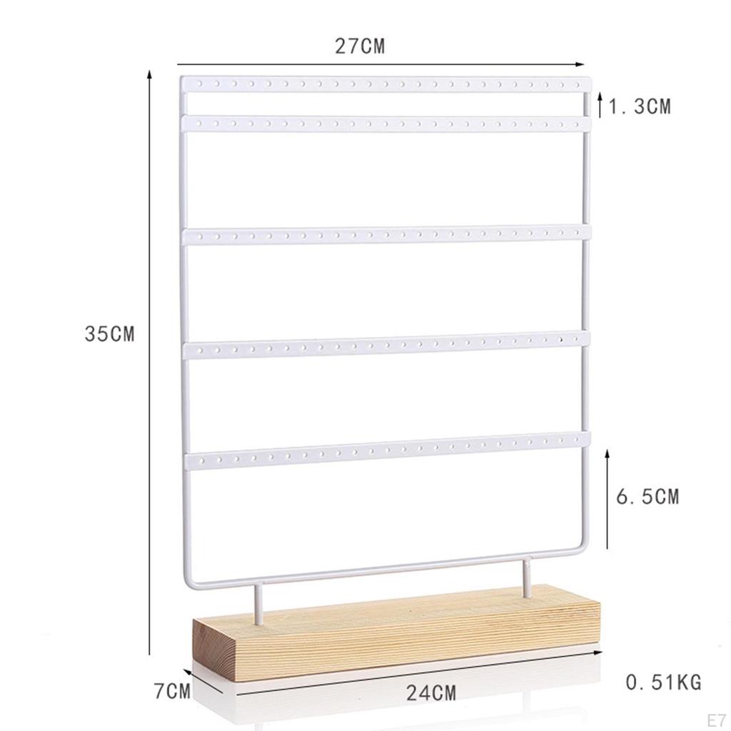 5-уровневый держатель для сережек, подставка для демонстрации подвесных сережек, 120 отверстий для магазина