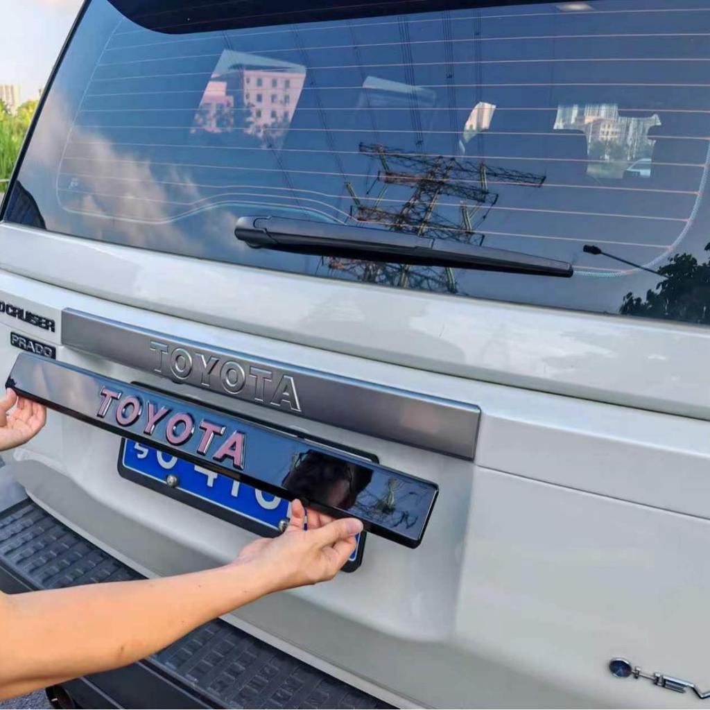 2024-26 Toyota Prado LC250 Черный Задний Эмблема 'Черный Воин' Модифицированный Аксессуар