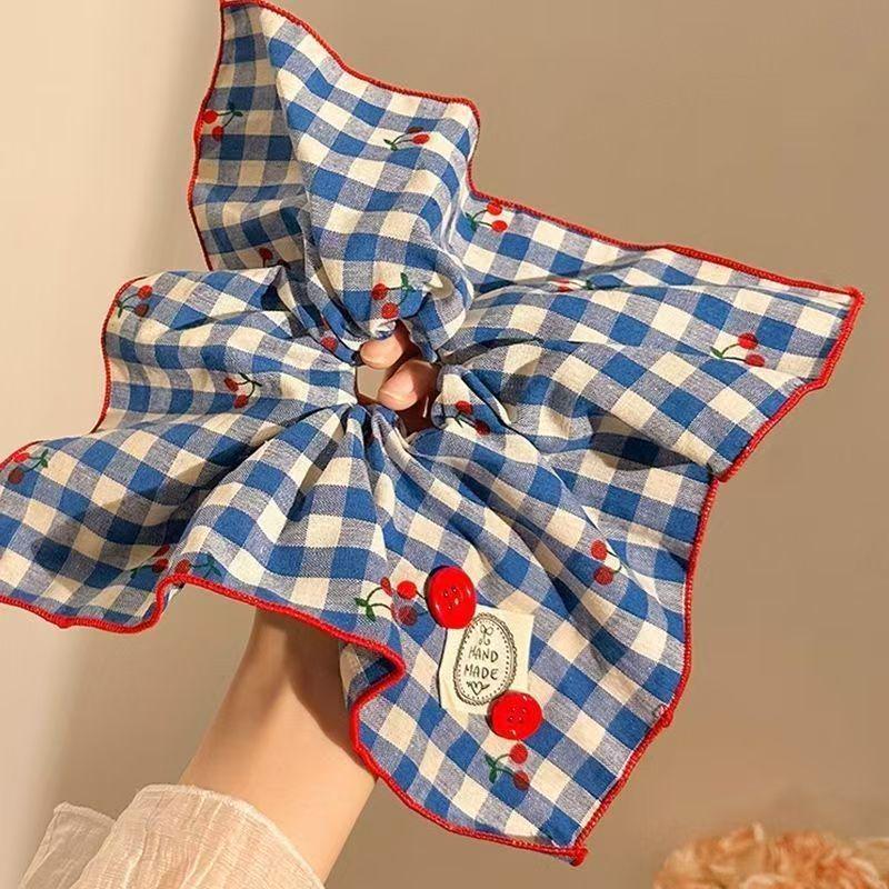 French-Korean Double-Layer Ballet Lace Extra Large Hair Scrunchie