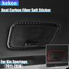 Real Carbon Fiber Car Accessories Reading Light Decorative Cover Soft Sticker For Kia Sportage 2011 2012 2013 2014 2015 2016