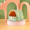 Cute Cartoon Rabbit Hamster Nest Small Animal Sleeping Bed Winter Warm Velvet Mat Pet Cage Accessory for Guinea Pig Mice Rat