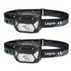 Lepro Headlight LED Headlamp Set of 2 Super Bright 6 Lighting Modes LED Headlight Battery Operated Waterproof Lightweight Camping Outdoor Running For