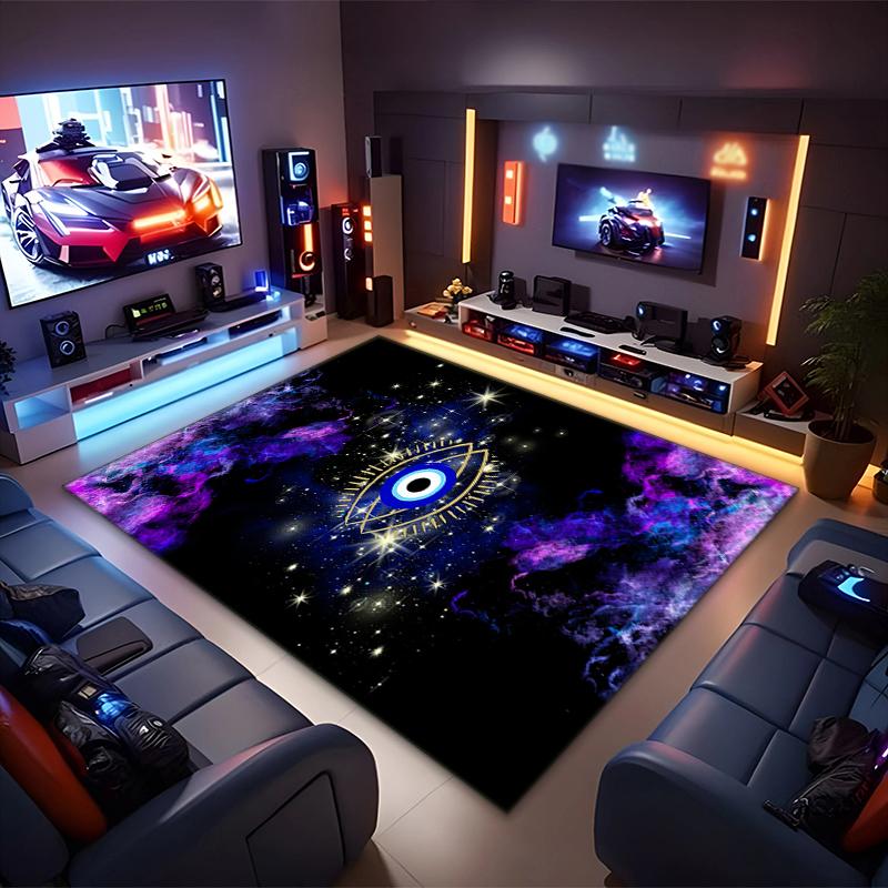 Galactic Eye Cosmic Visionary Artwork Carpet Suitable For All Seasons Printing Bathroom Mat Office Chair Cushion Dormitory Decoration