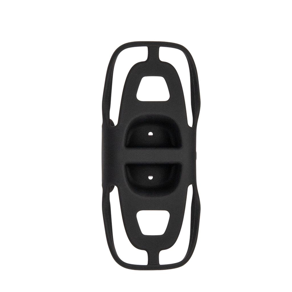 Silicone Bike Phone Mount with Adjustable Strap Shockproof Stable Smartphones Holder Universal Compatibility Black