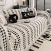 Funda Sofa Living Room Thick Warm Sofa Throw Autumn Winter Sherpa Houndstooth Camping Picnic Sofa Cover