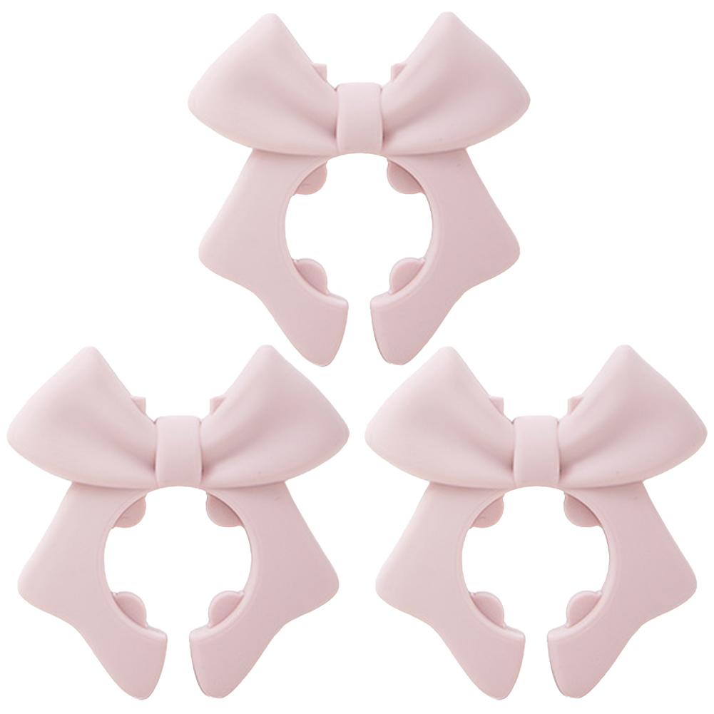 Silicone Spoon Rest Anti-Scalding Spoon Holder Bow Spill Stopper for Spoon Cooking Utensil