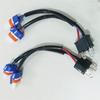 2x H4 To 9005 Headlight Bulb Conversion Wiring Harness Ceramic Plug Adapter 100W