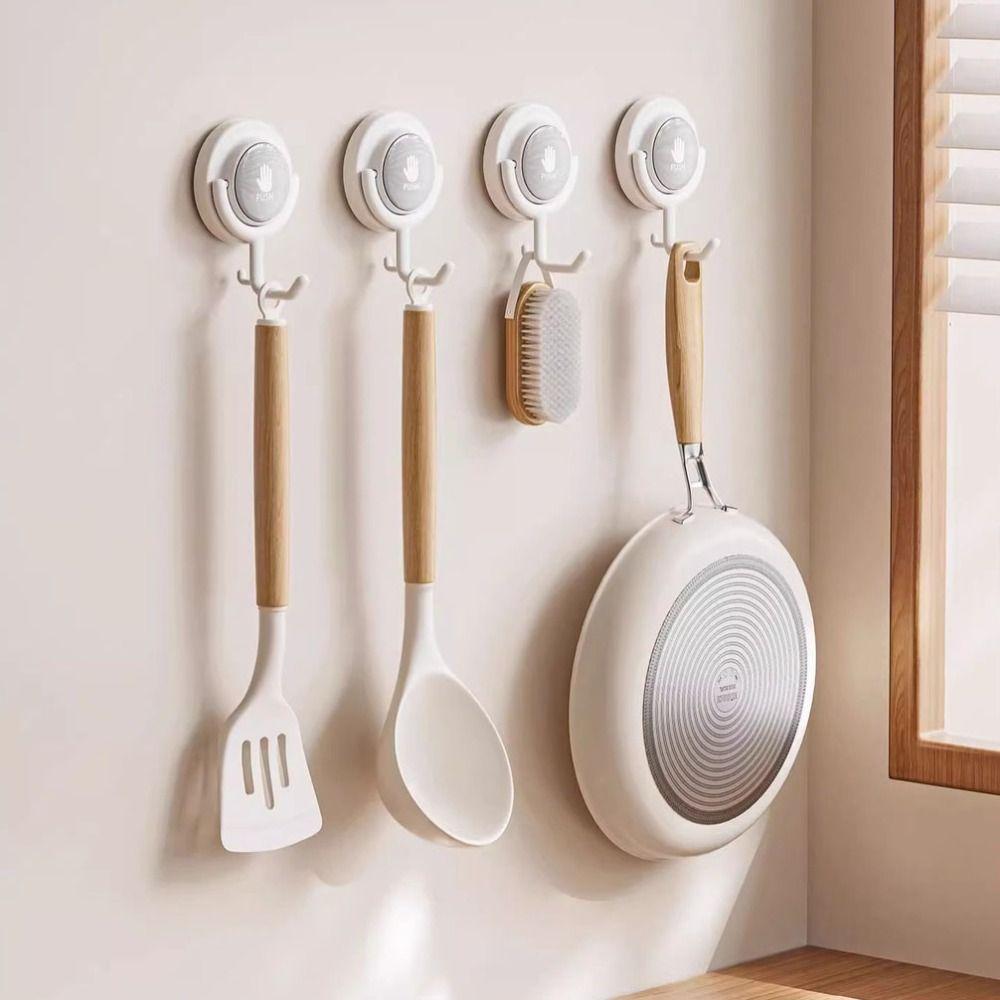 2 шт. Экономия места присоски крючки водонепроницаемый держатель для хранения удобный настенный крючок для туалета