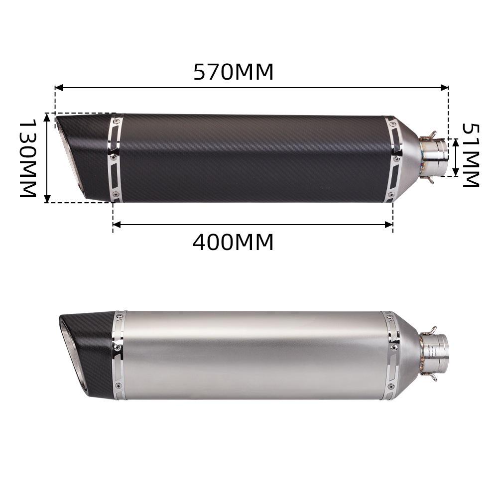 Римский карбоновый выхлопной патрубок для мотоциклов TMAX530/560