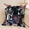 DDylan O Brien Cushion Cover Silky Short Plush Invisible Zipper Dustproof Sofa Pillow Case For Home Decor