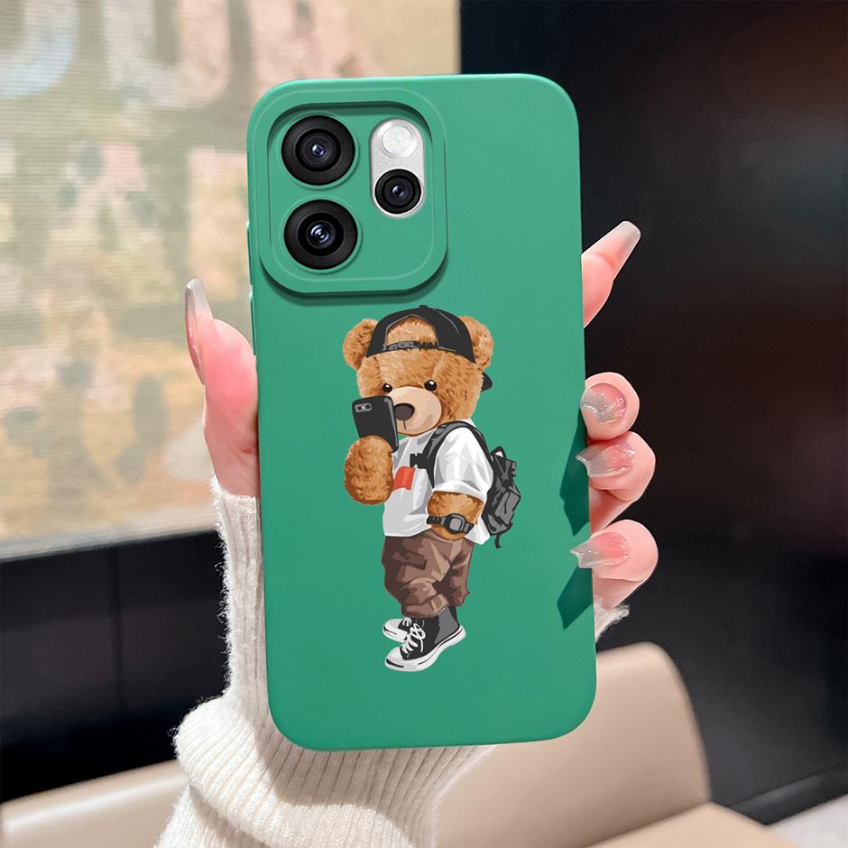 Case For Oppo Reno15 Pro Reno15F Cute Cartoon Dinosaur Silicone Protective Bumper Cover For OppoReno15 15Pro Anti Scratch Fundas