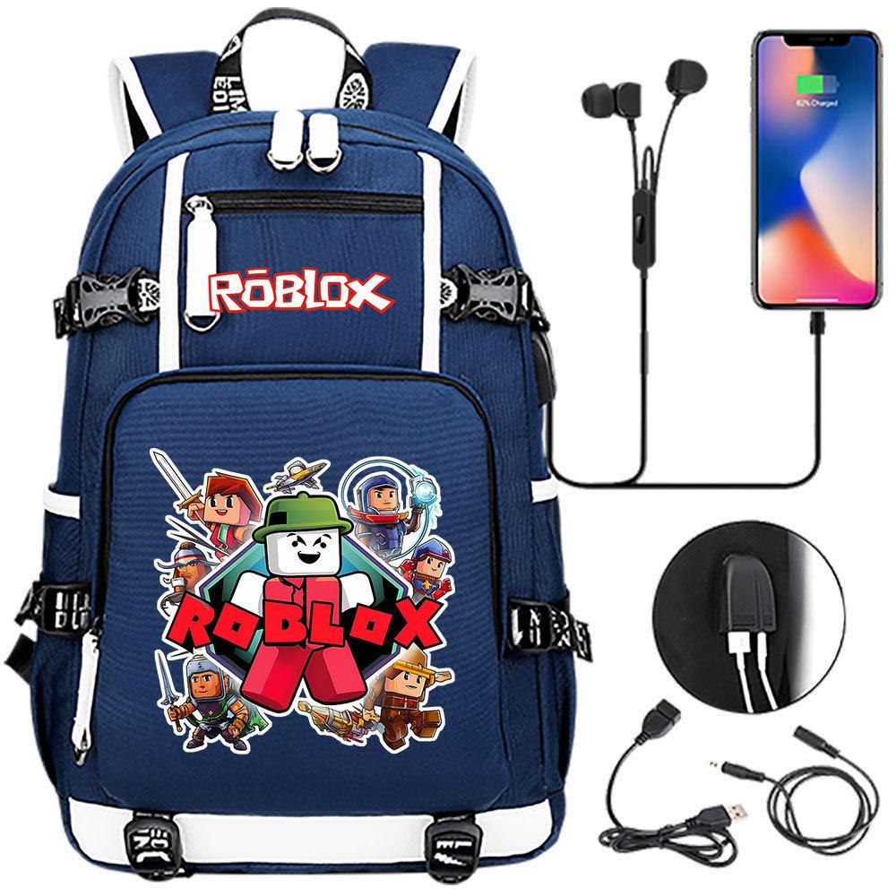 Gaming Print Backpack Large Capacity Travel Bag with USB Charging Port for Middle High School Students Boys Girls Teens