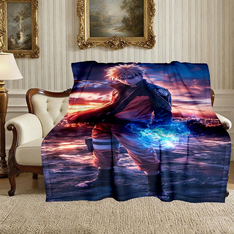 1pc Snug naruto Blanket, Lightweight & Durable Print Blanket, Perfect for Home, Couch, Bed, Picnic, Travel, Office